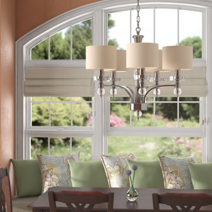Go to store & view more images Montecello 5-Light Shaded Chandelier by Winston Porter