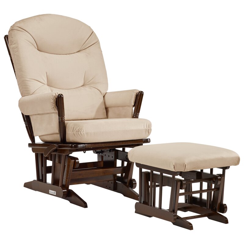 dutailier victoria reclining glider and ottoman