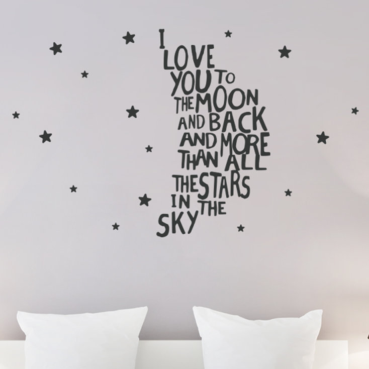 Isabelle Max I Love You To The Moon And Back Wall Decal Reviews Wayfair Isabelle Max I Love You To The Moon And Back Wall Decal Reviews Wayfair