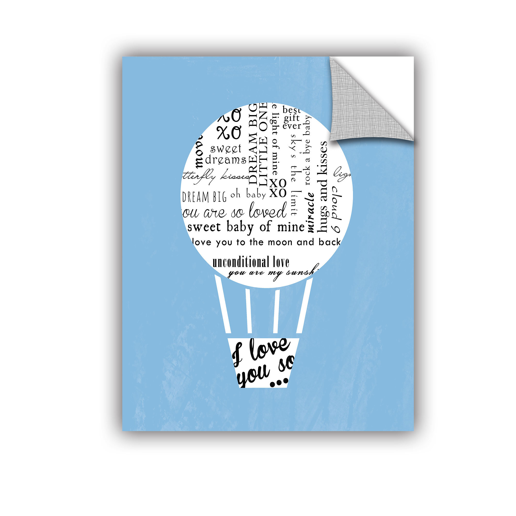 Harriet Bee Hot Air Balloon Removable Wall Decal wayfair