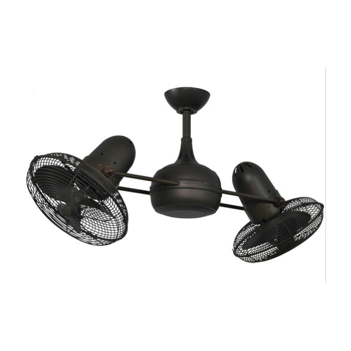 39 Baier Dual Rotational 3 Blade Ceiling Fan With Remote