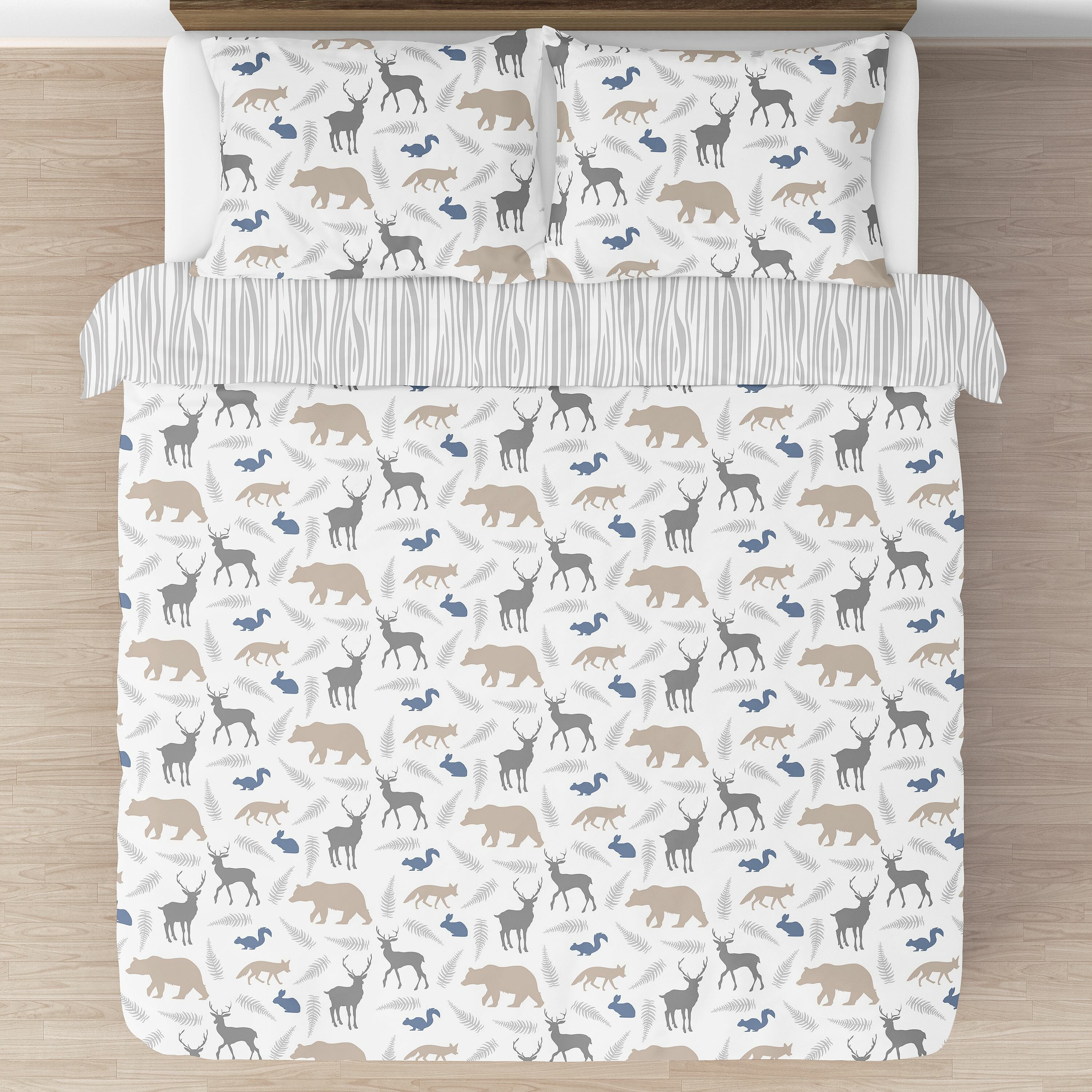 woodland animal comforter