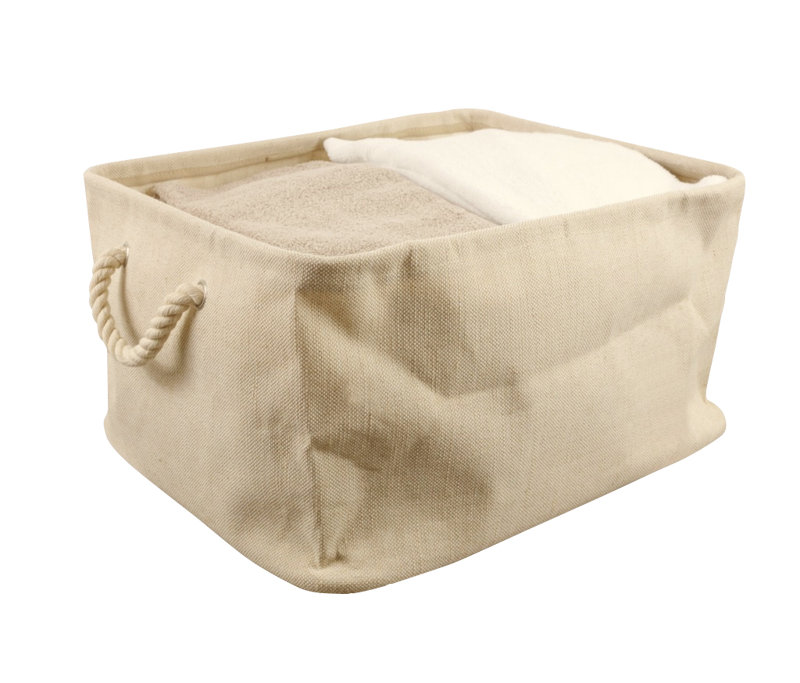 In This Space Jute Bin with Rope Handles & Reviews Wayfair