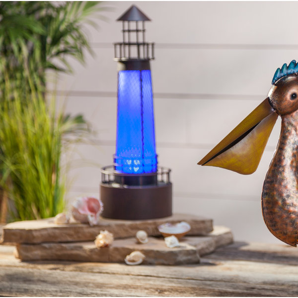 Solar Garden Lighthouse Wayfair