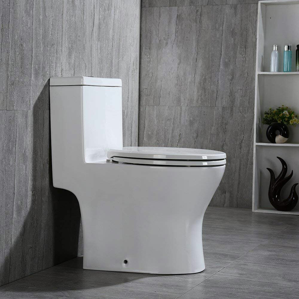 WoodBridge 1 GPF (Water Efficient) Elongated One-Piece Toilet & Reviews ...