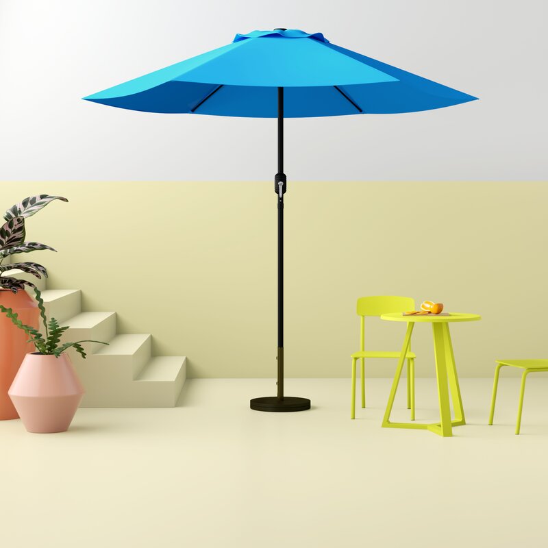 Hashtag Home Tempo 7 5 Market Umbrella Reviews Wayfair