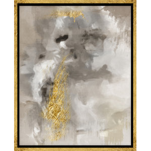 'Touch of Gold I' Graphic Art on Wrapped Canvas