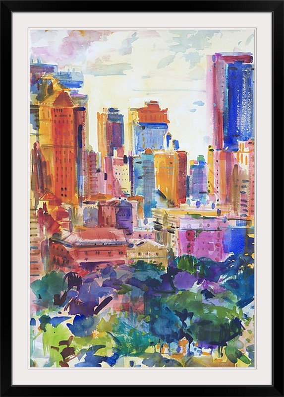 Great Big Canvas Central Park West 2011 By Peter Graham
