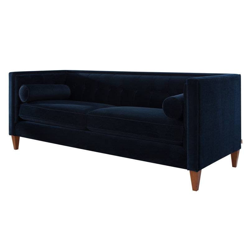 Willa Arlo Interiors Harcourt Velvet Standard 33 Tuxedo Arm Sofa