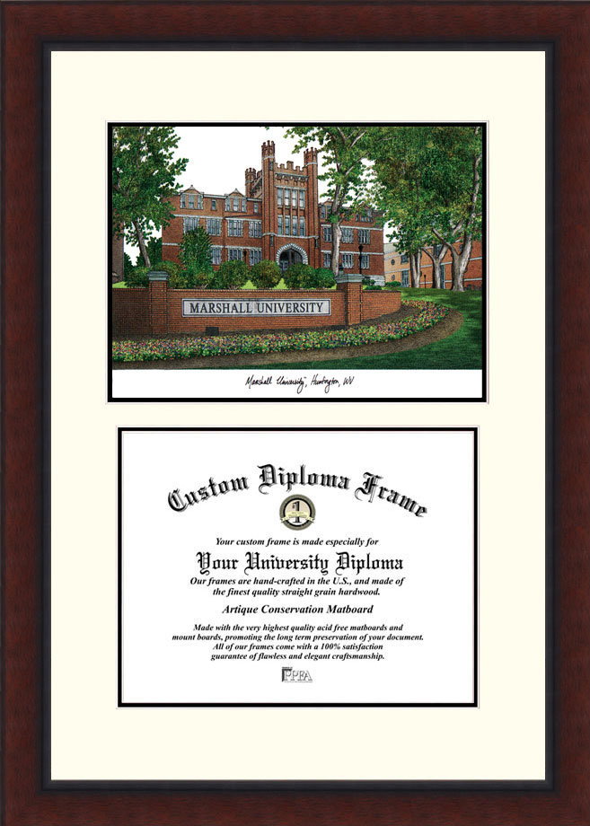 Campus Images Ncaa Marshall University Legacy Scholar Diploma Picture Frame Wayfair