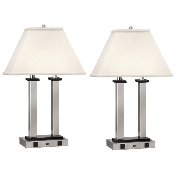 desk lamp with outlet and usb