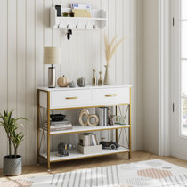 wayfair console table gold