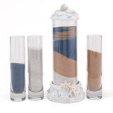 hourglass sand ceremony set
