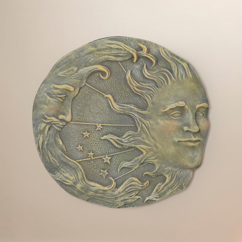 World Menagerie Polyresin Sun And Moon Wall Decor Reviews Wayfair