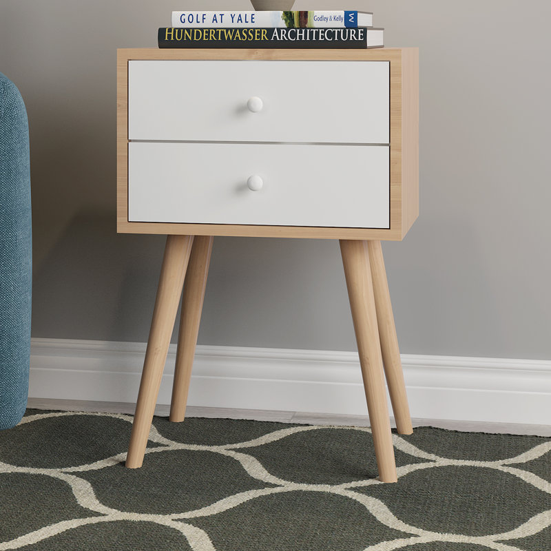 Norden Home Autumn 2 Drawer Bedside Table Reviews Wayfair Co Uk