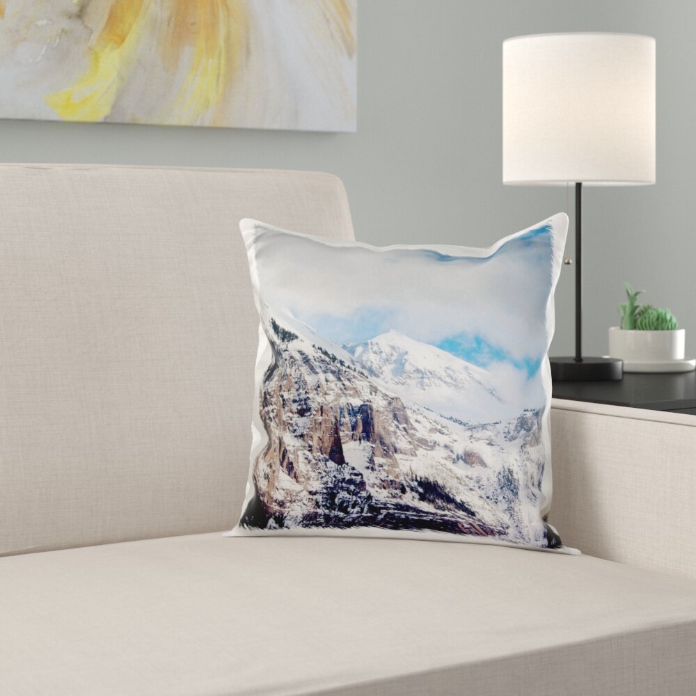 Colorado Style Telluride Colorado Throw Pillow 18x18 Multicolor 
