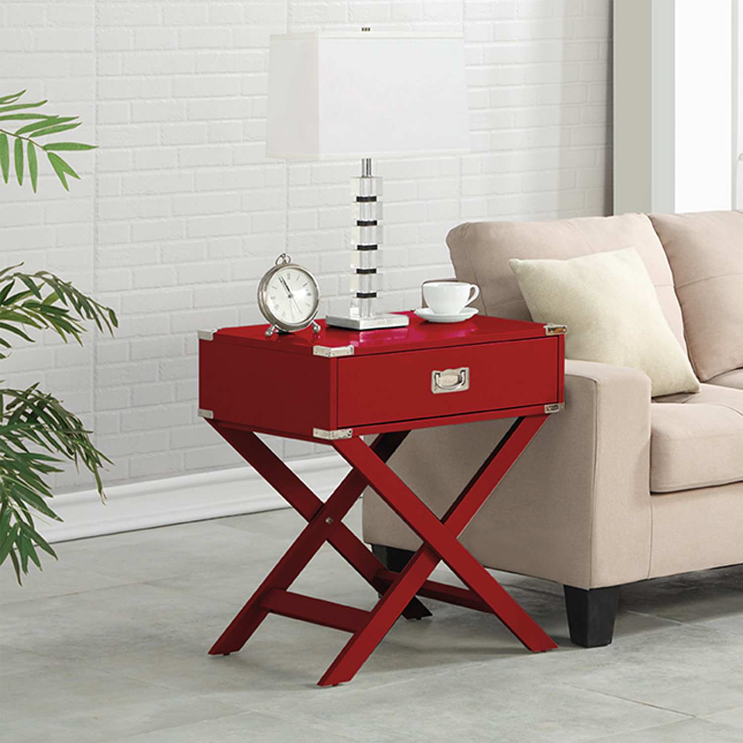 Brayden Studio Samia End Table With Storage Wayfair