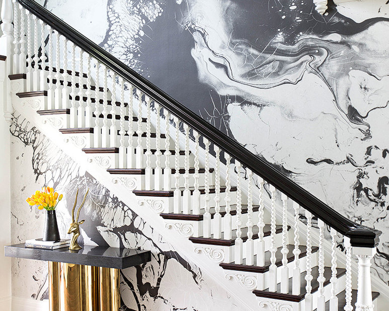 Back In Style Wallpaper Wayfair Ca Black And White Dyed Wallpaper