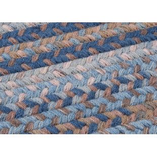 Chunky Braided Wool Rug Wayfair Oak Harbour Laguna Braided Wool Blue Brown Area Rug