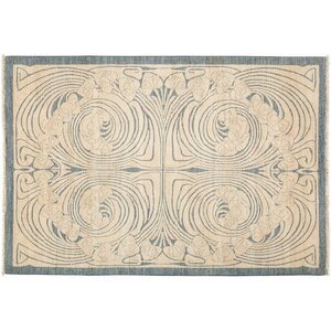 One-of-a-Kind Shalimar Hand-Knotted Ivory Area Rug