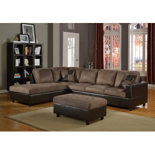 Fearn Sectional With Ottoman by Winston Porter Design