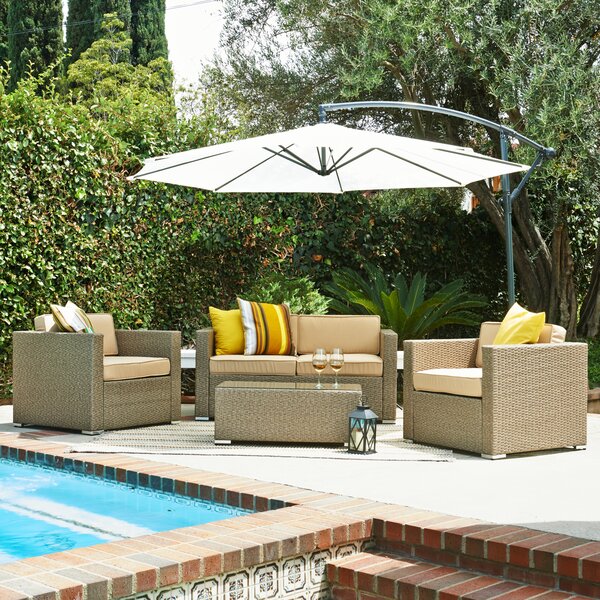 Garvey 5 Piece Deep Seating Group with Cushions