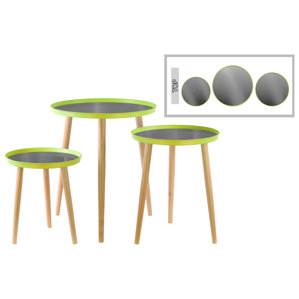 Urban Trends 3 Piece End Table Set Urban Trends 3 Piece End Table Set