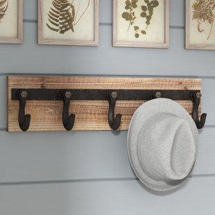 Farmhouse Wall Hooks Wayfair Wall Mounted Coat Rack