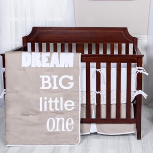 Dream Big Little One 3 Piece Crib Bedding Set