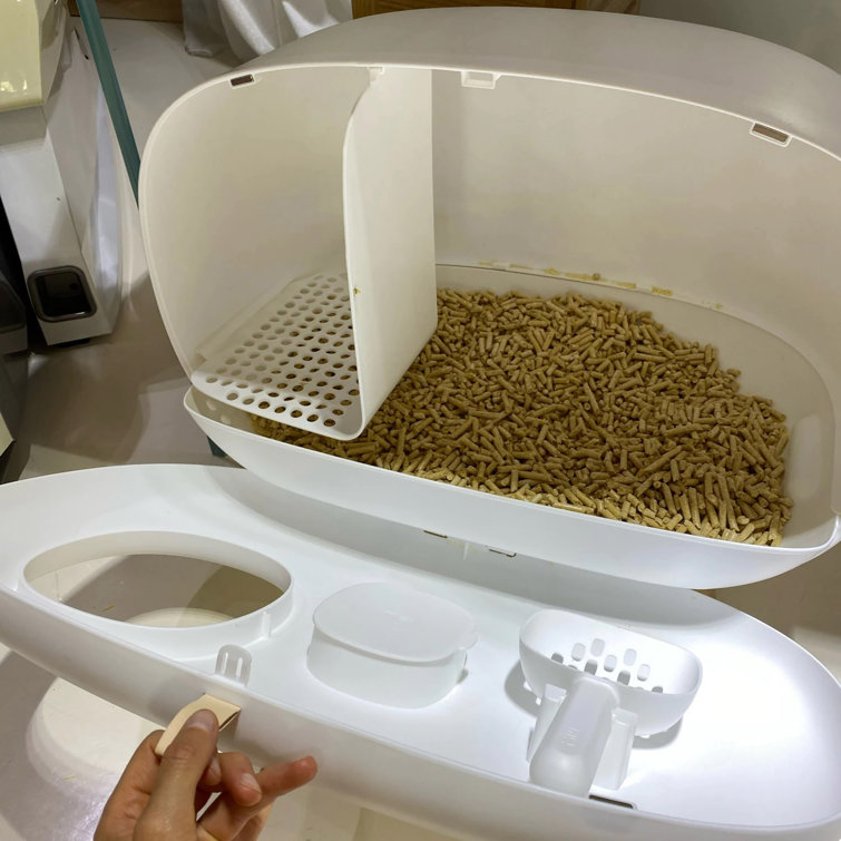 easy cat litter box