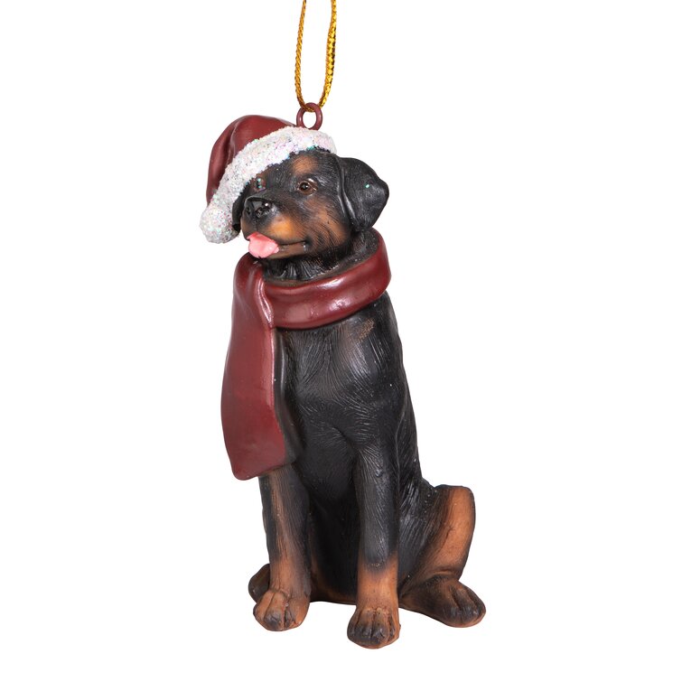 Can Be From Your Photo and Personalized with Name Rottweiler Rottie Dog Hand Painted Christmas Tree Topper Star 