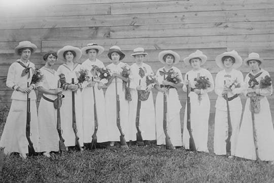 Buyenlarge Nemours Women S Trap Shooting Club In Elegant Dress