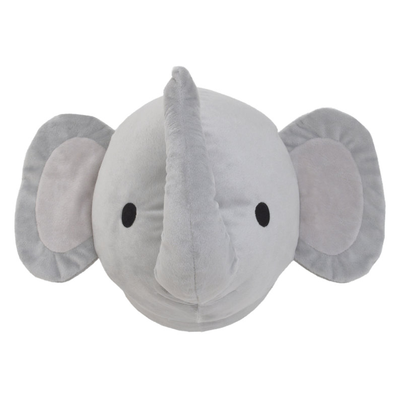 plush head wall decor