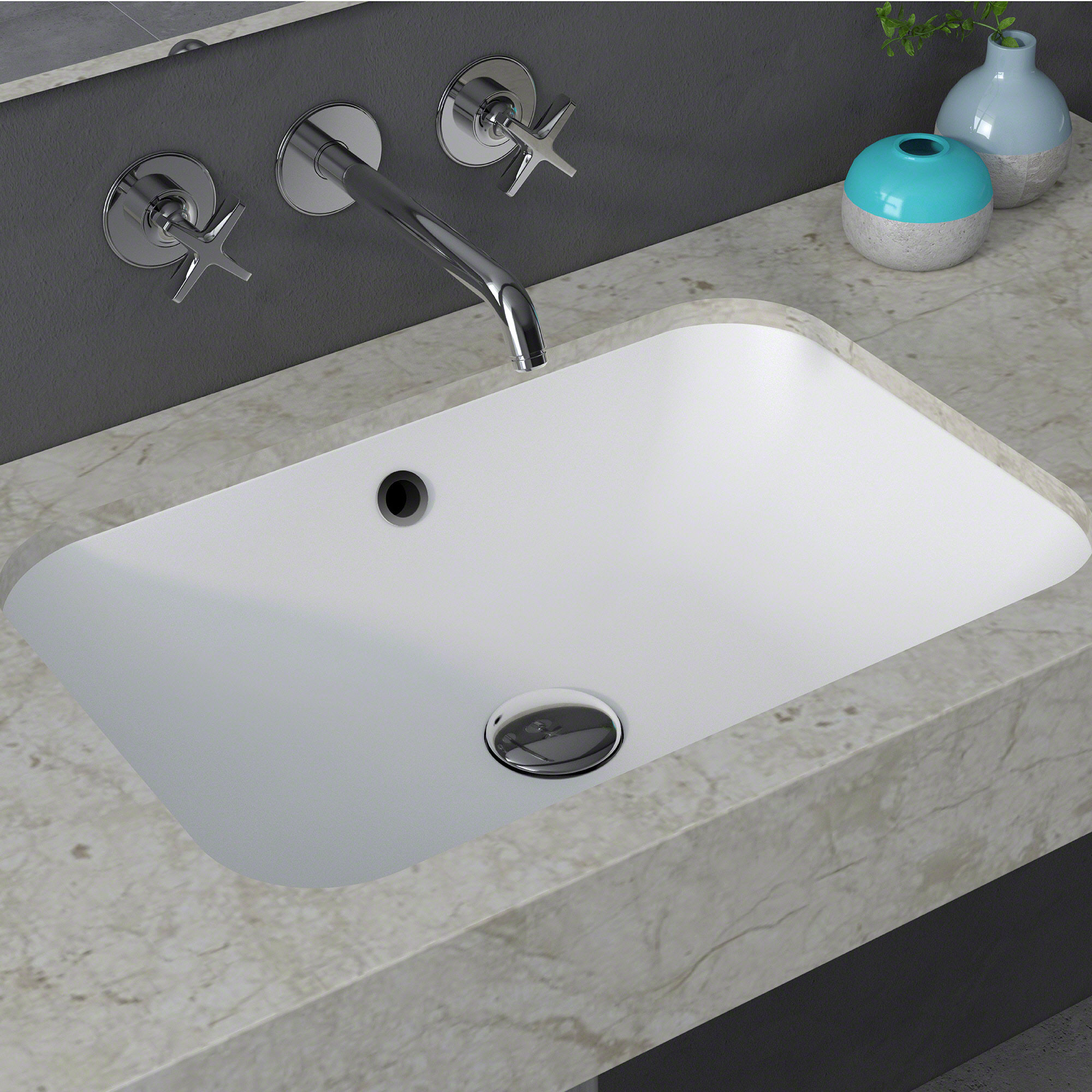 Kraus Natura Rectangular Undermount Bathroom Sink Reviews Wayfair