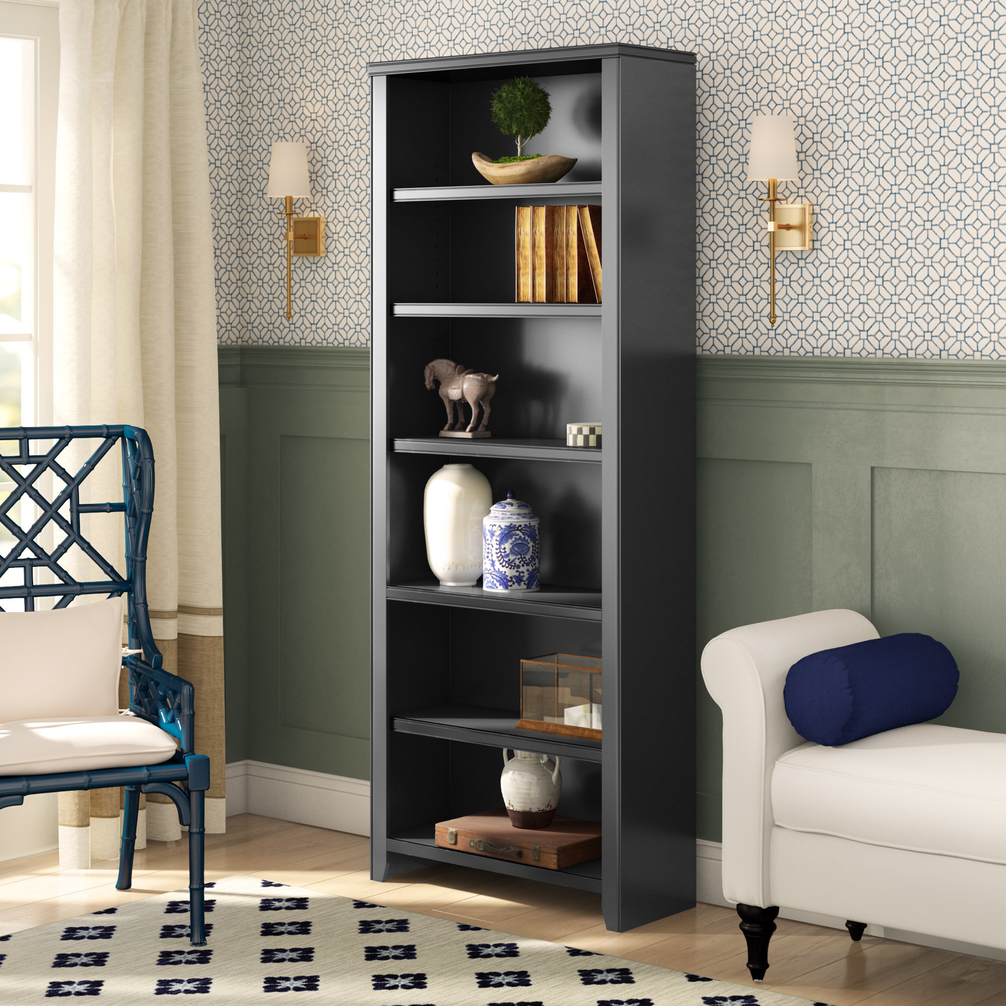 Winston Porter Armina Standard Bookcase Reviews Wayfair