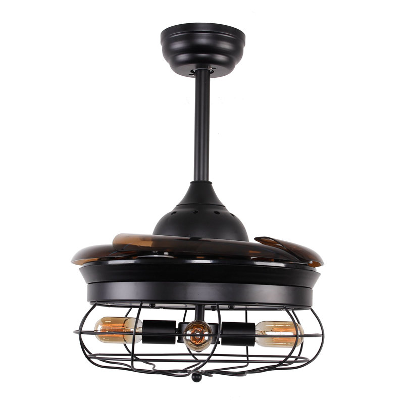 Williston Forge 36 5 Belote Industrial 3 Blade Ceiling Fan With