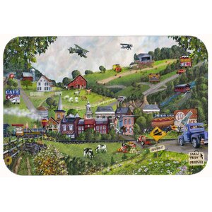 Small Town USA Kitchen/Bath Mat