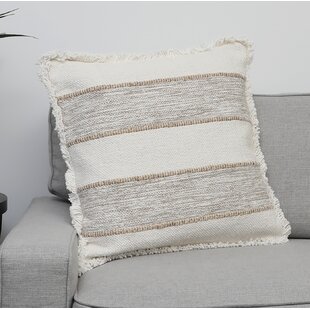 Rizzy Home T05046 Decorative Pillow 22X22 Off White 