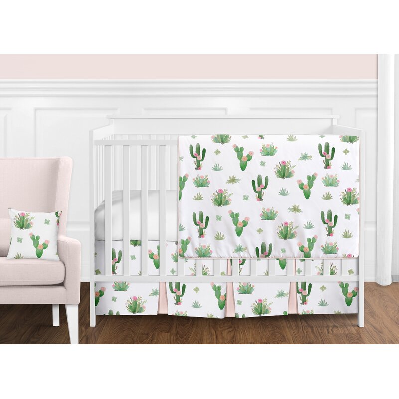 cactus baby crib bedding