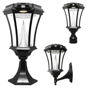 Best Victorian Solar 13-Light LED Lantern Head By Gama Sonic Outdoor Lighting Victorian Solar 13-Light LED Lantern Head By Gama Sonic Outdoor Lighting