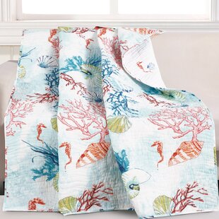 Ambesonne Crabs Soft Flannel Fleece Throw Blanket Blue and Red 50 x 60 Cozy Plush for Indoor and Outdoor Use Sea Animals Theme Crabs on The White Background with Vintage Style Pattern Print