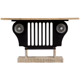 Durkee Black Jeep Console Table