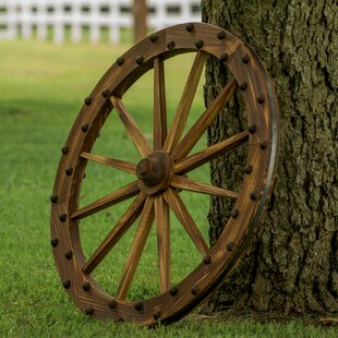 Wooden Wagon Wheel Decor Wayfair