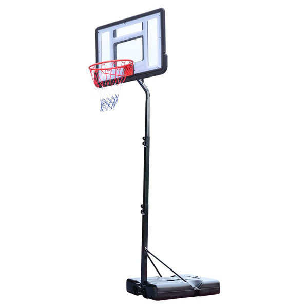 Basketball Hoop Lift System Bracket U-Turn Steel Adjustable Pole Outdoor Play 