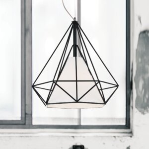 Diamond 1-Light Geometric Pendant