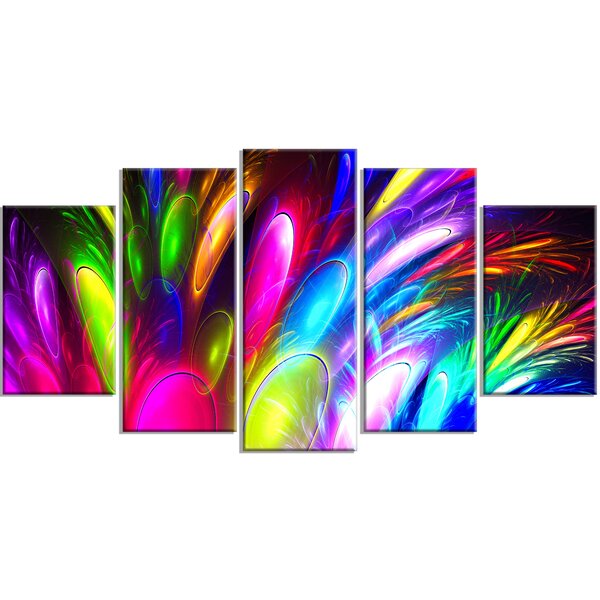 'Mysterious Psychedelic Design' - Bright Psychedelic Wall Art