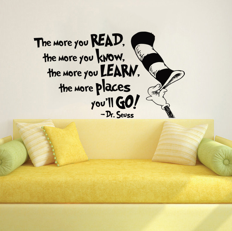 Decal House Dr Seuss The More That You Read Wall Decal Reviews Wayfair