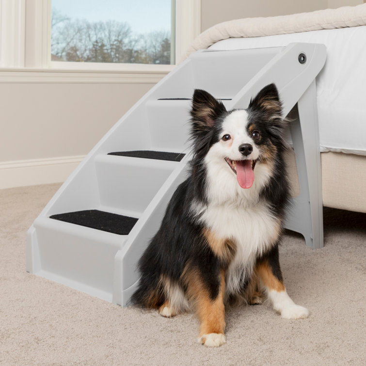 Foldable Pet Dog Stairs Fold-able Pets Staircase Cats Dogs Sofa Bed Kennel Home 