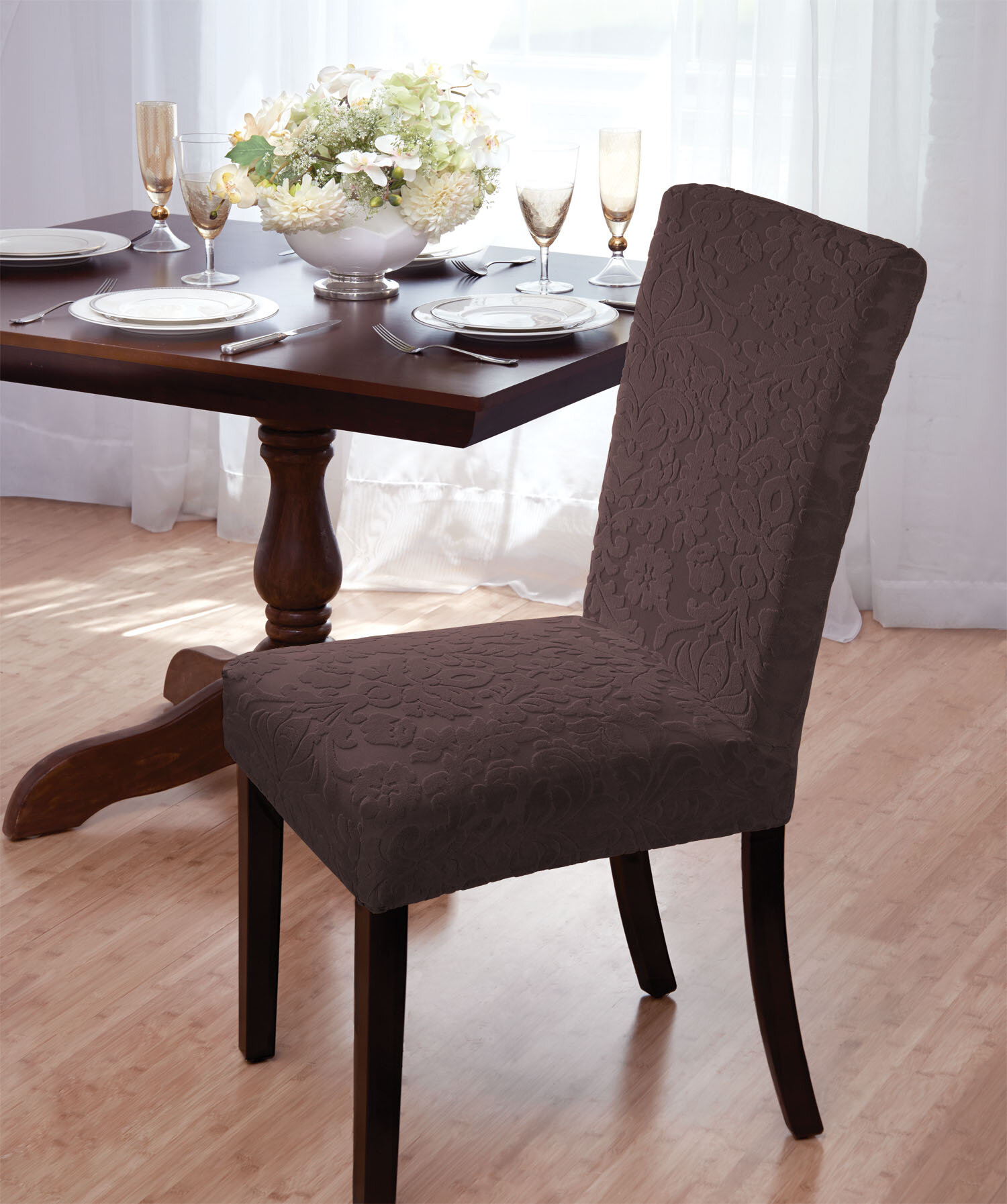 dining table bench slipcover