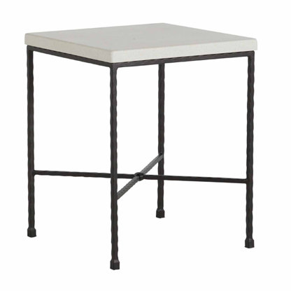 occasional metal side table woodard